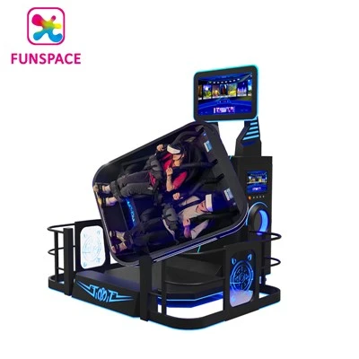 2 oyuncu 360 derece VR sandalye roller coaster simülatörü